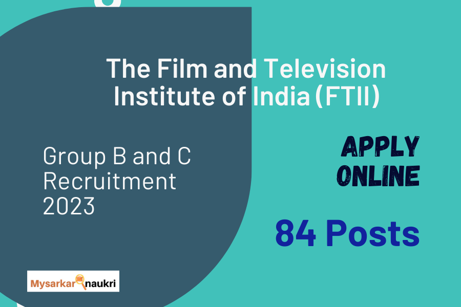FTII Group B and C Recruitment