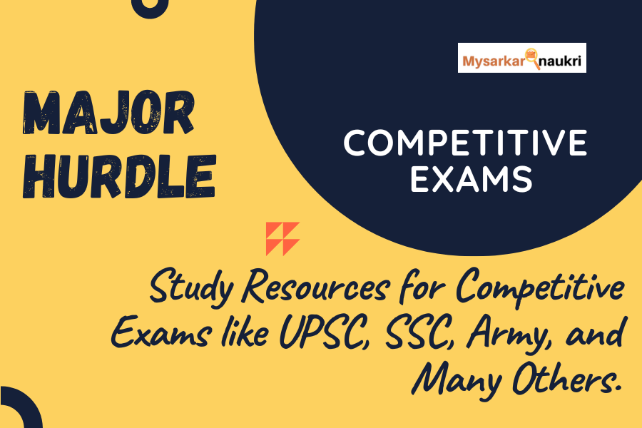 Competitive Exams – Major Hurdle