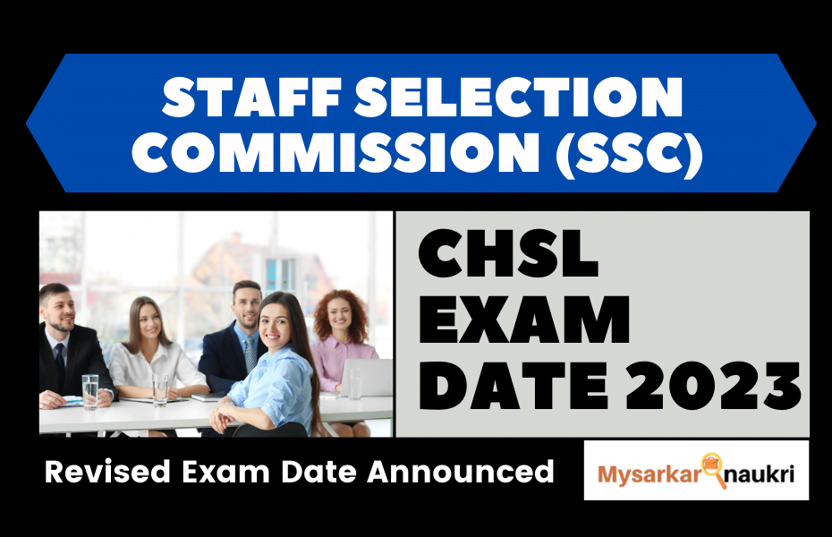 SSC CHSL Exam Date – Revised Date