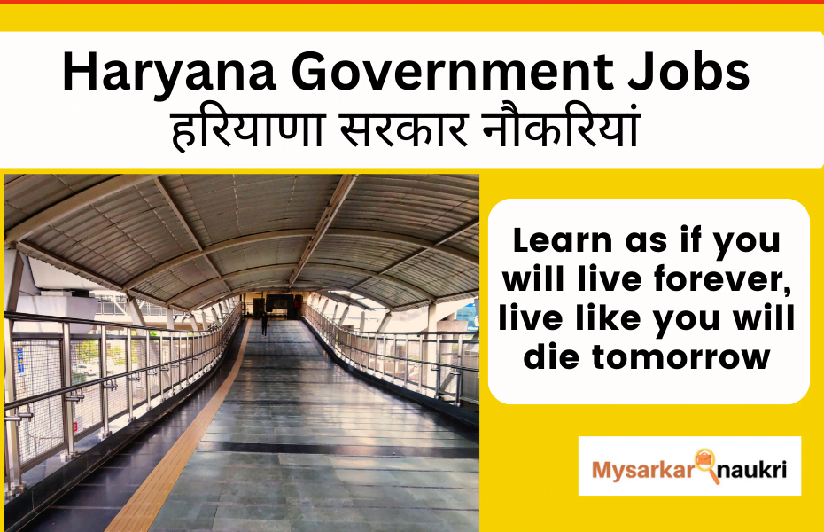 Haryana Government Jobs : A Lucrative Opportunity