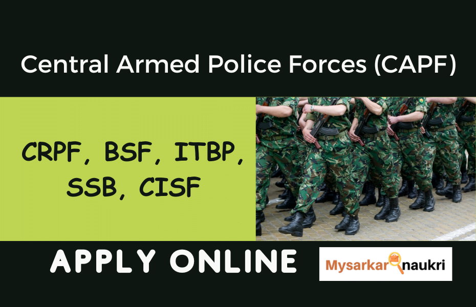 CAPF Central Armed Police Forces Recruitment : A Exclusive Handbook