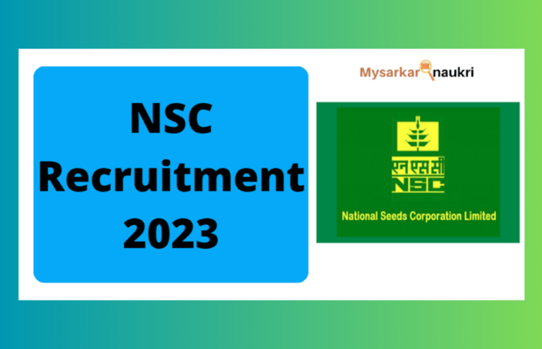 NSC Recruitment 2023