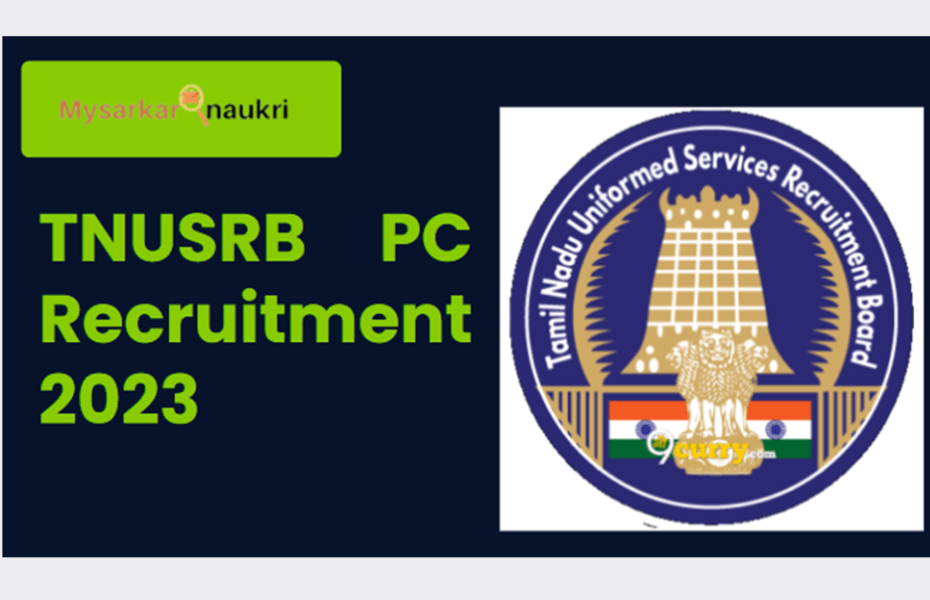3359 Positions Available in TNUSRB PC Recruitment Notification