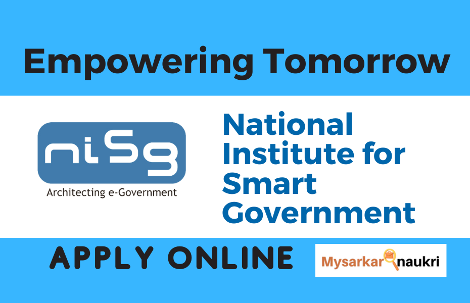 National Institute for Smart Government – Unlocking the Future Journey